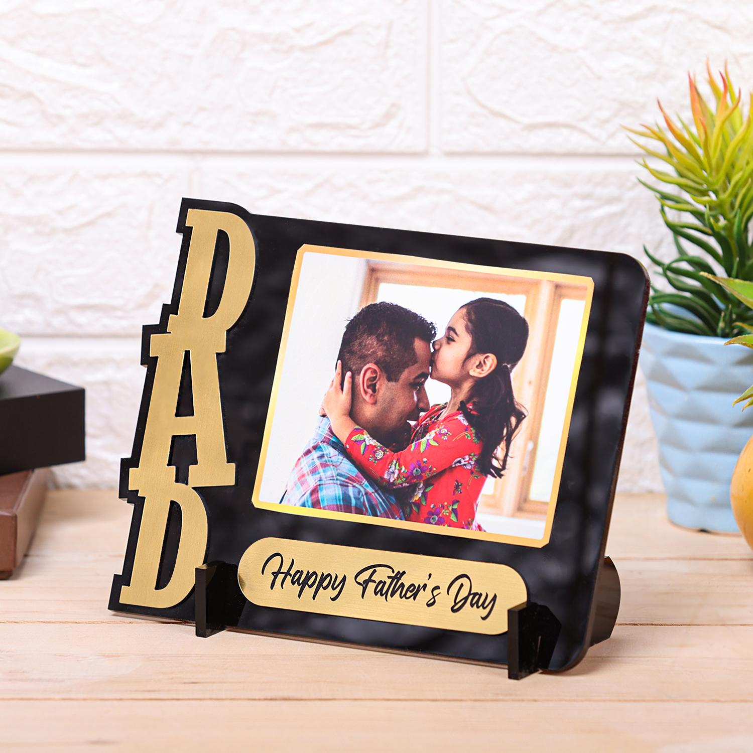 Attractive Personalized Fathers Day Table Top |