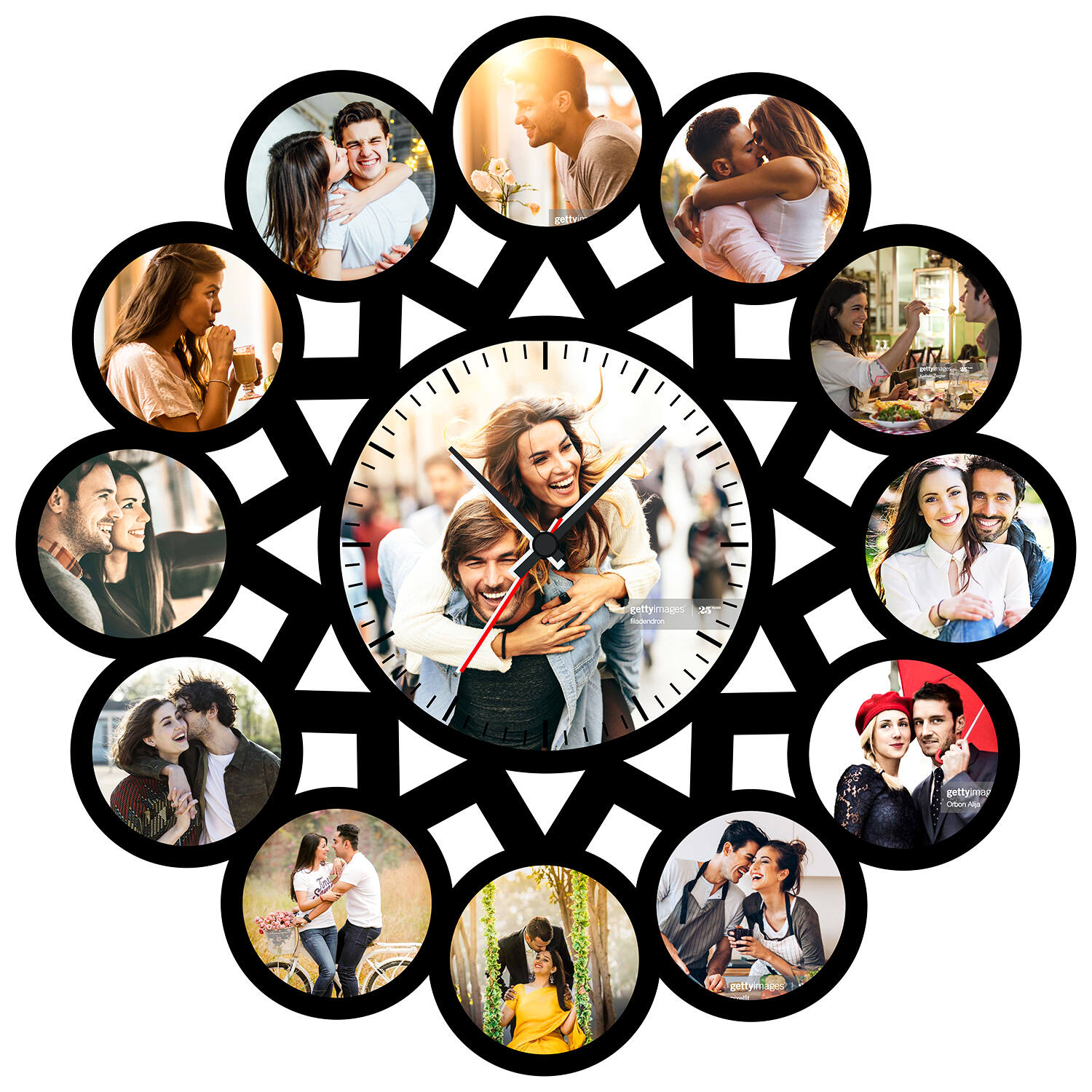 Adorable Family Clock With Premiuim Quality Prints |