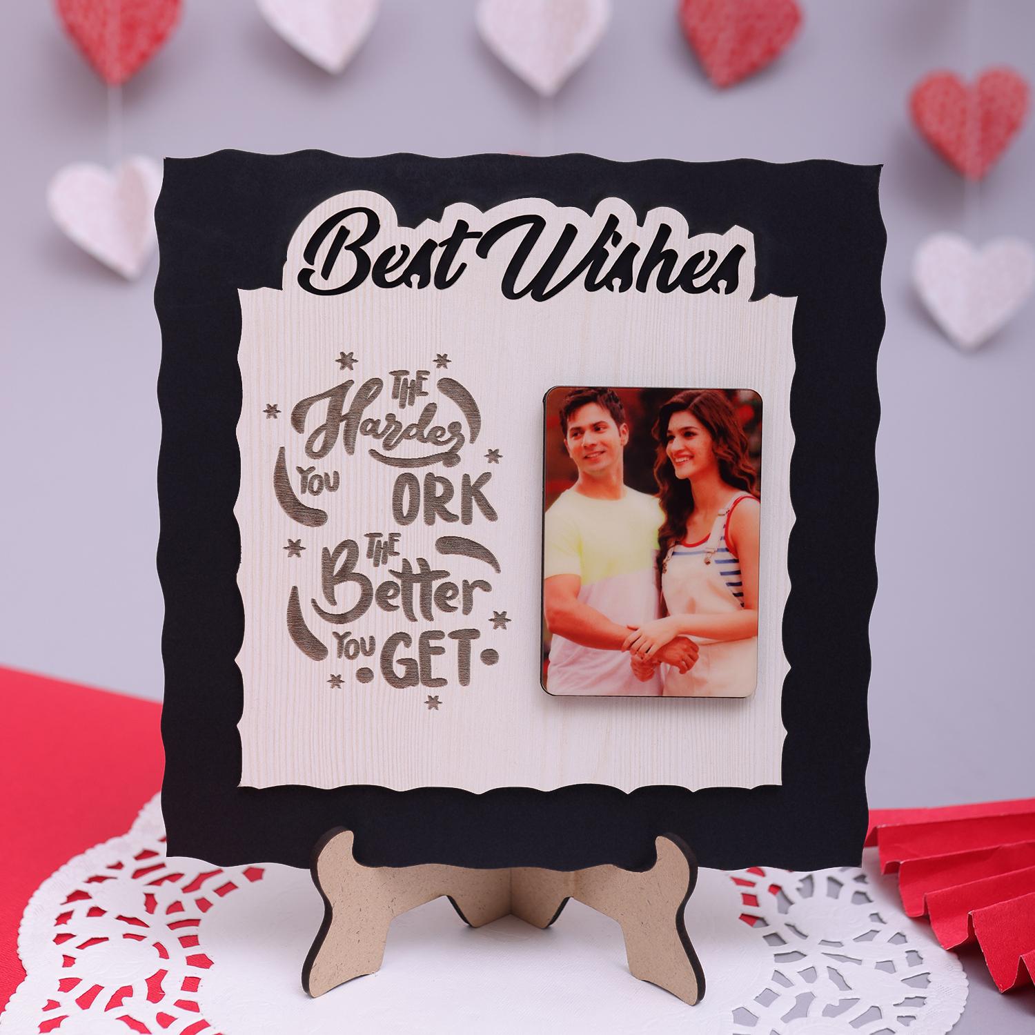 Best Wishes Engraved Frame |