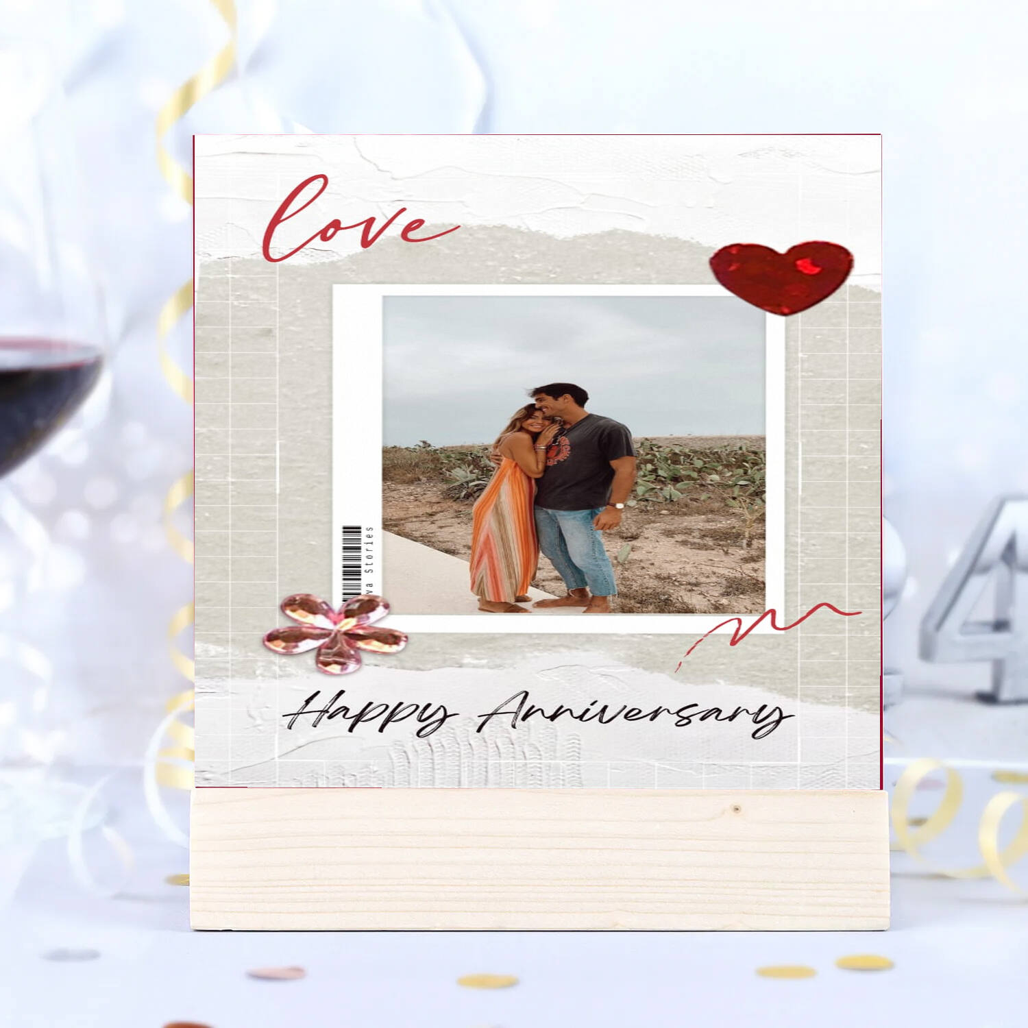 Personalised Joyful Anniversary Frame |