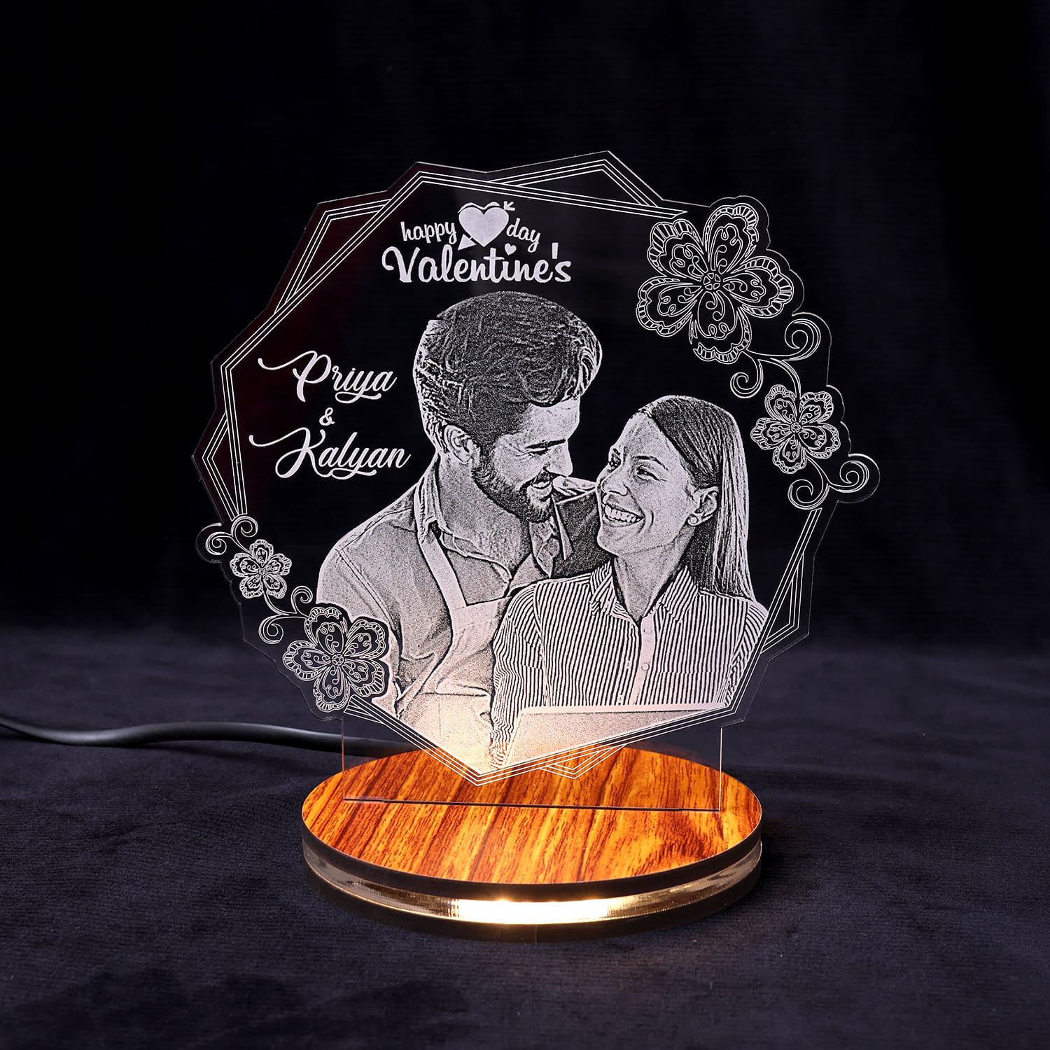 Beautiful Glowing Personalized Led Photo Frame |