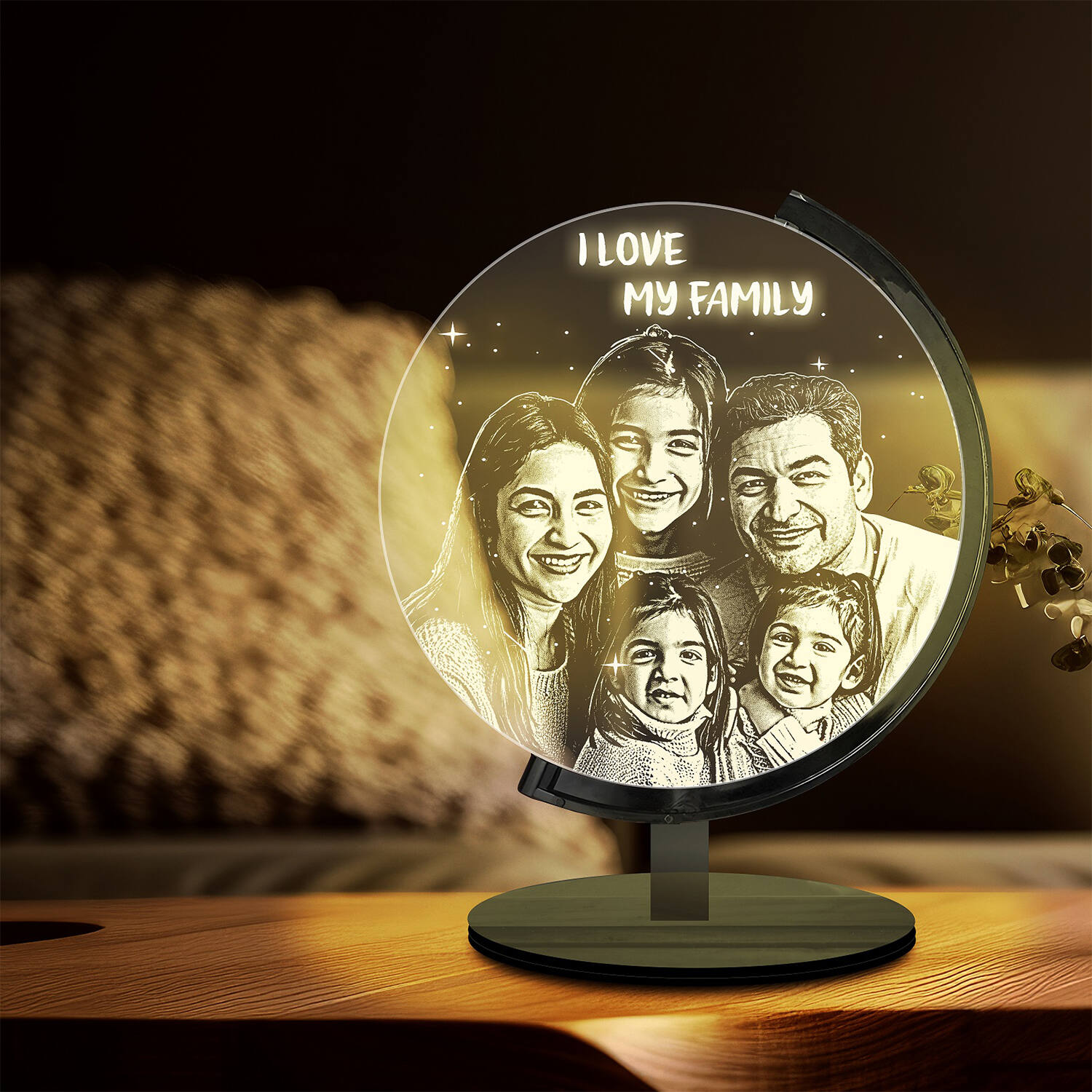 Engraved Family Photo |