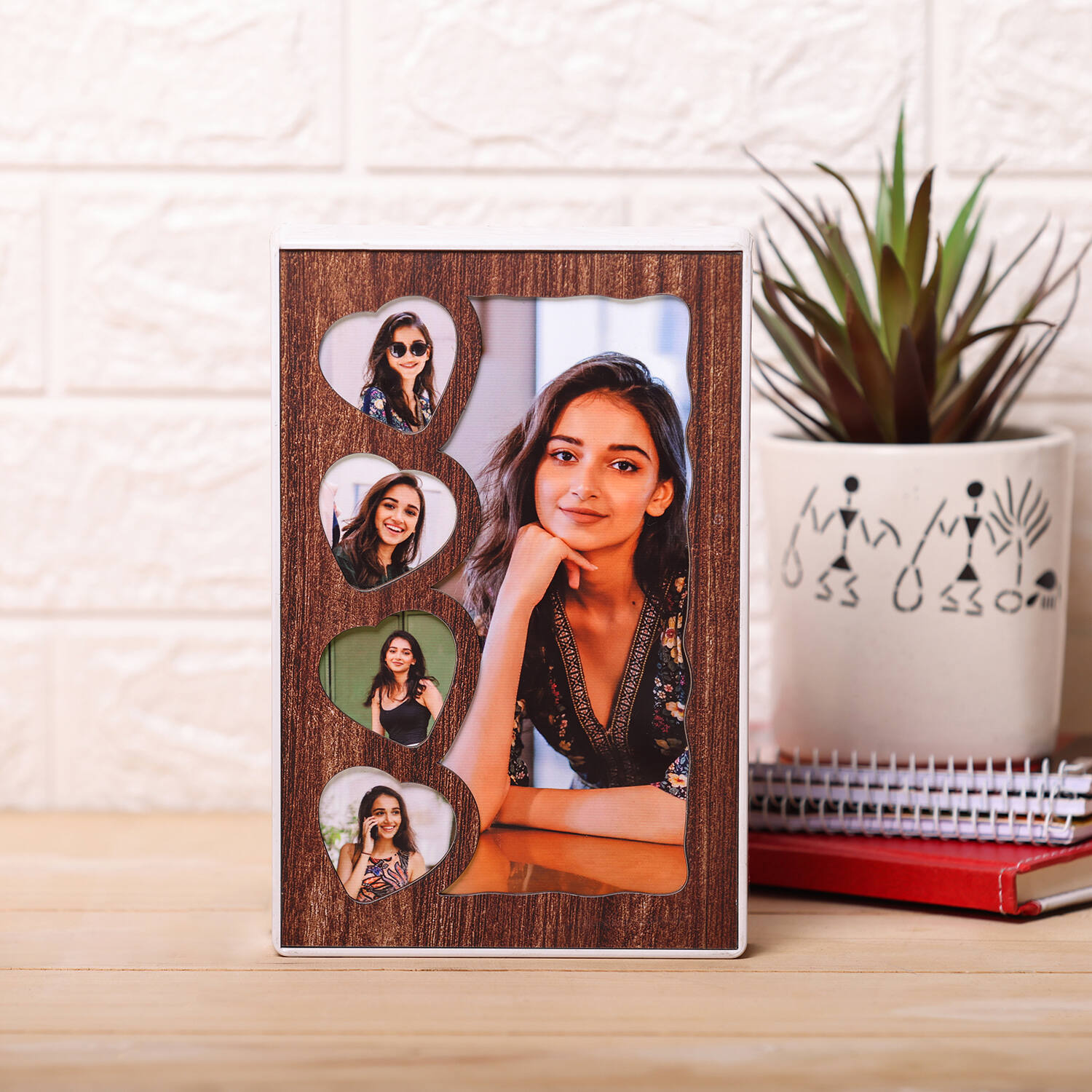 Pretty Girl Heart Shape Led Frame |