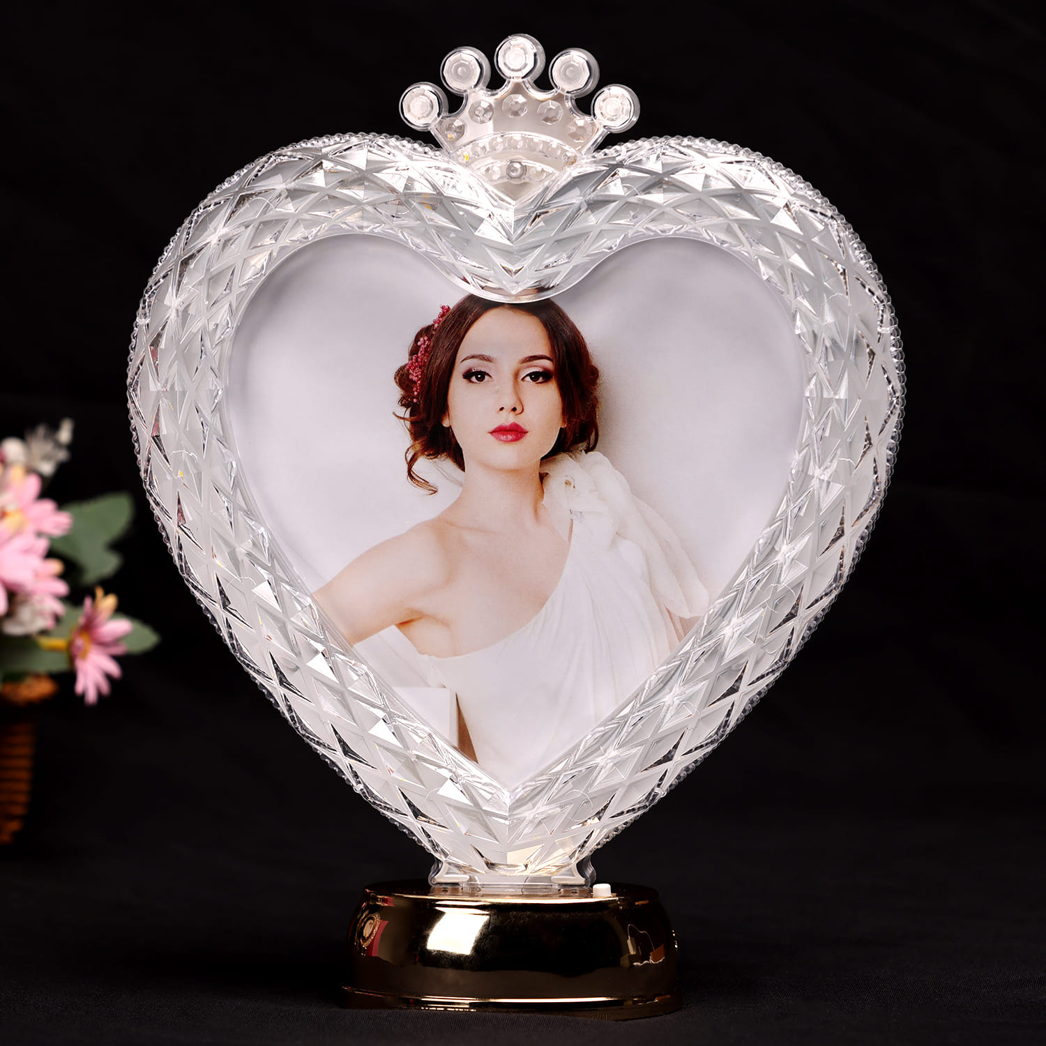 Personalised Heart Shape Frame Lamp |