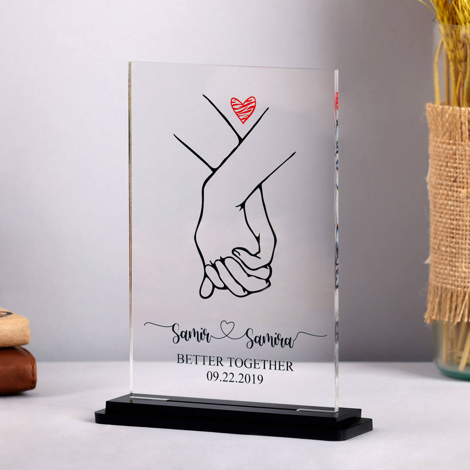 Better Together Personalised Led Lamp |