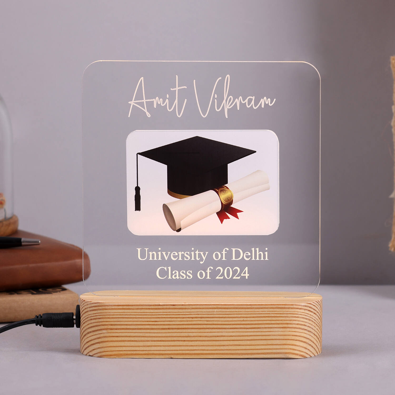 Elegant Personalised Led Lamp |