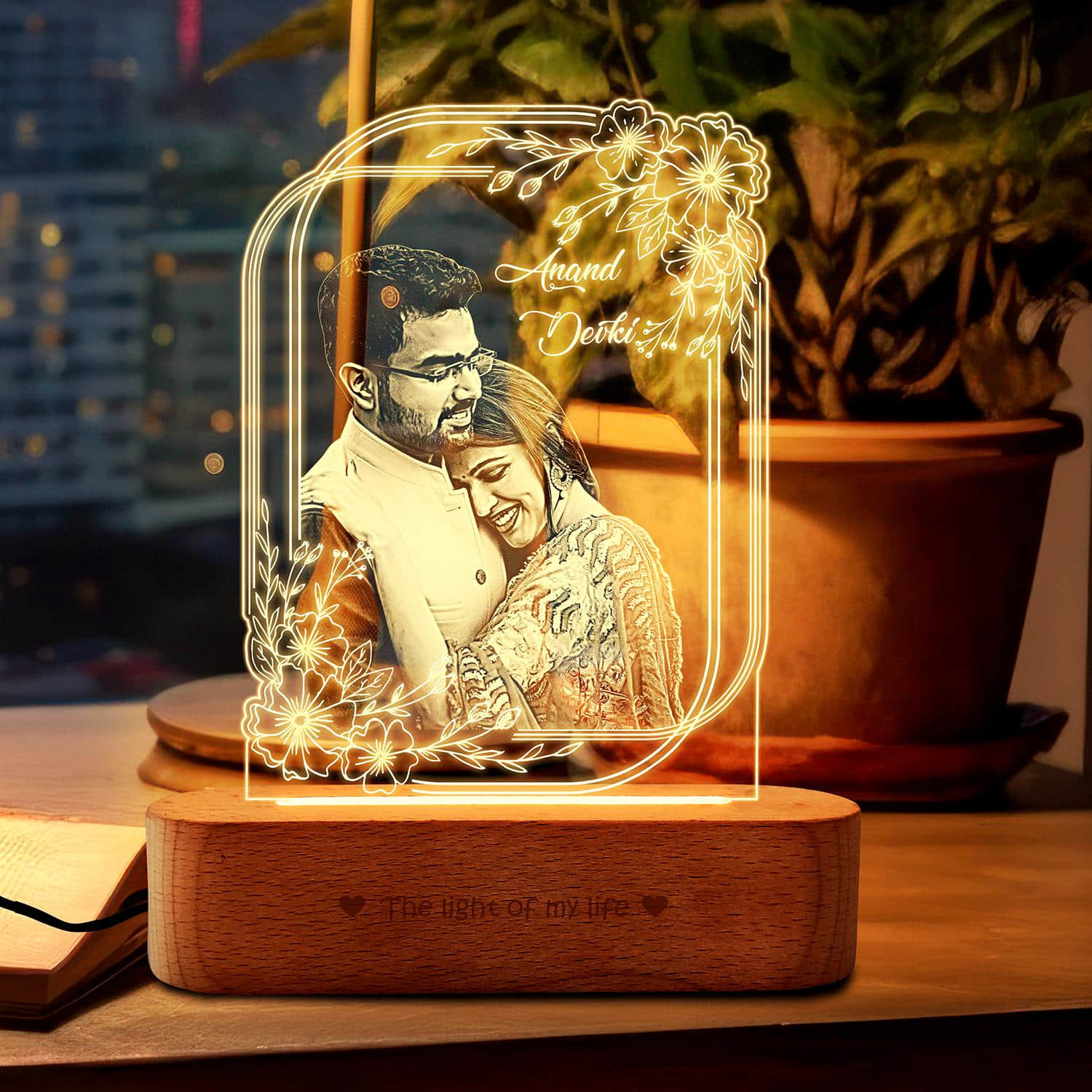 Cherished Romance Personalized Photo Frame |