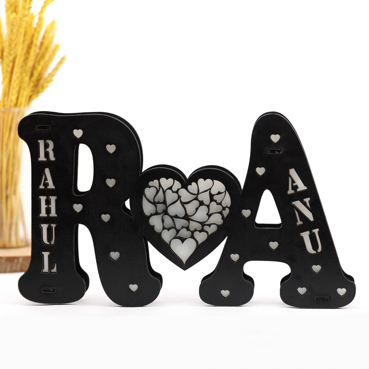 Personalised Alphabet Couple Lamp |