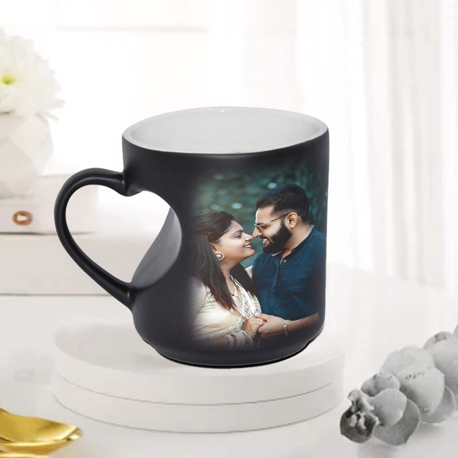 Personalised Heart Design Mug |