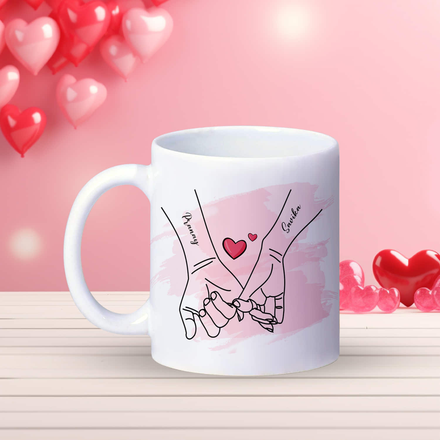 Personalised Together Forever Valentine Mug |