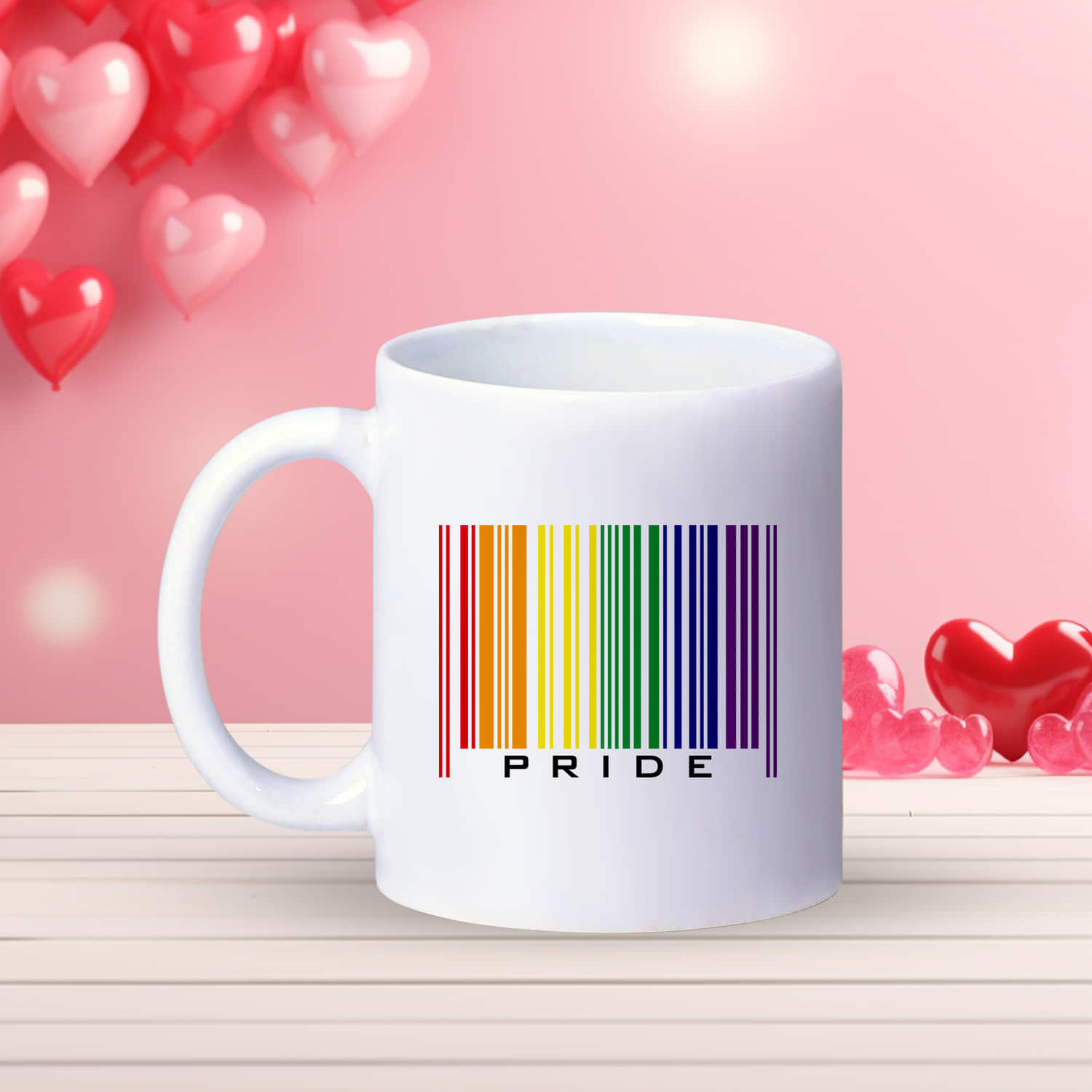 Colorful Valentine Pride Mug |