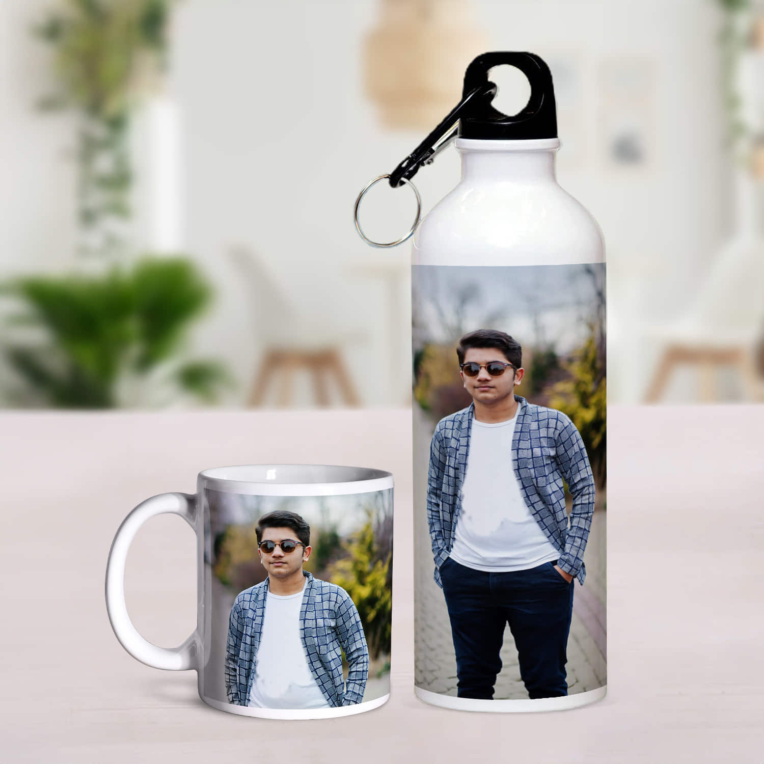 Personalised Mug With Sipper Bottle |