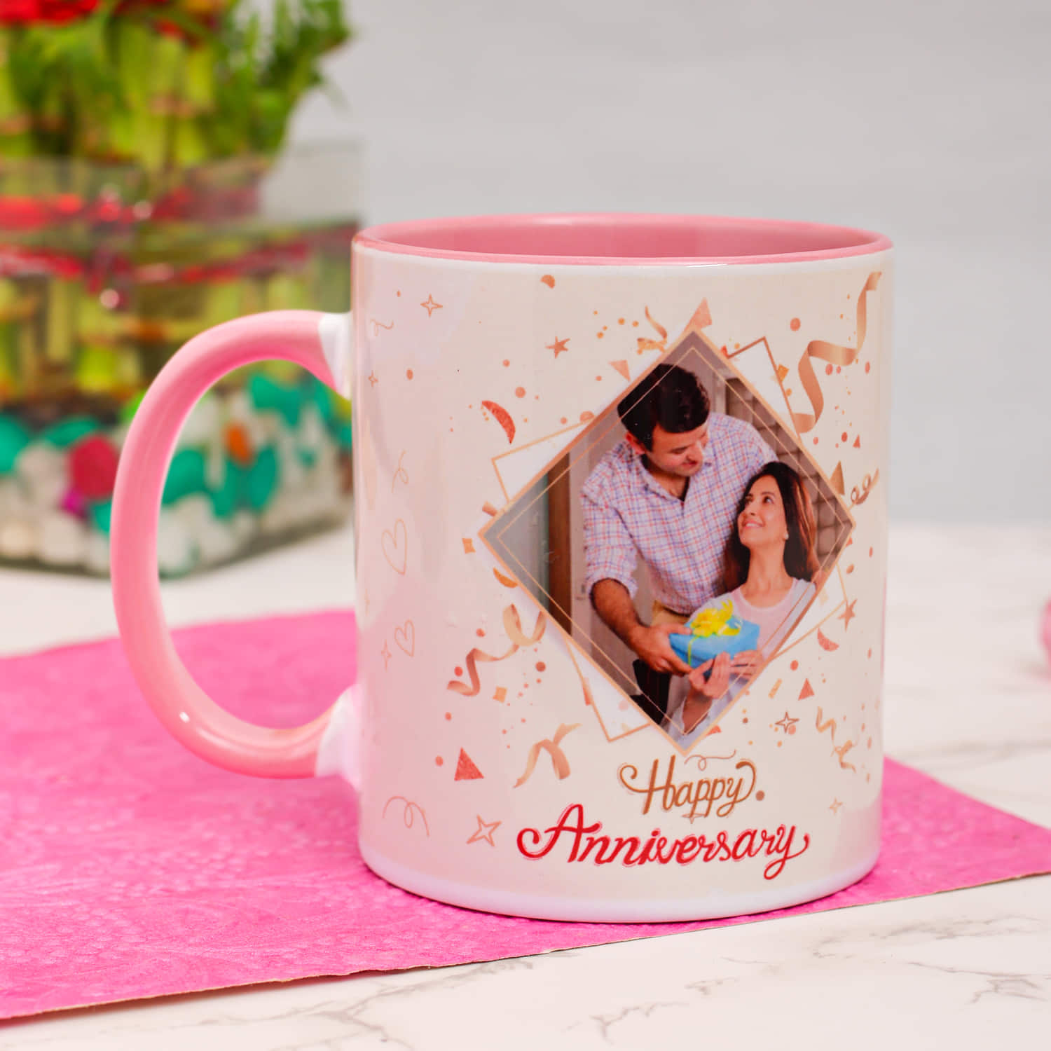 Wedding Anniversary Photo Mug |