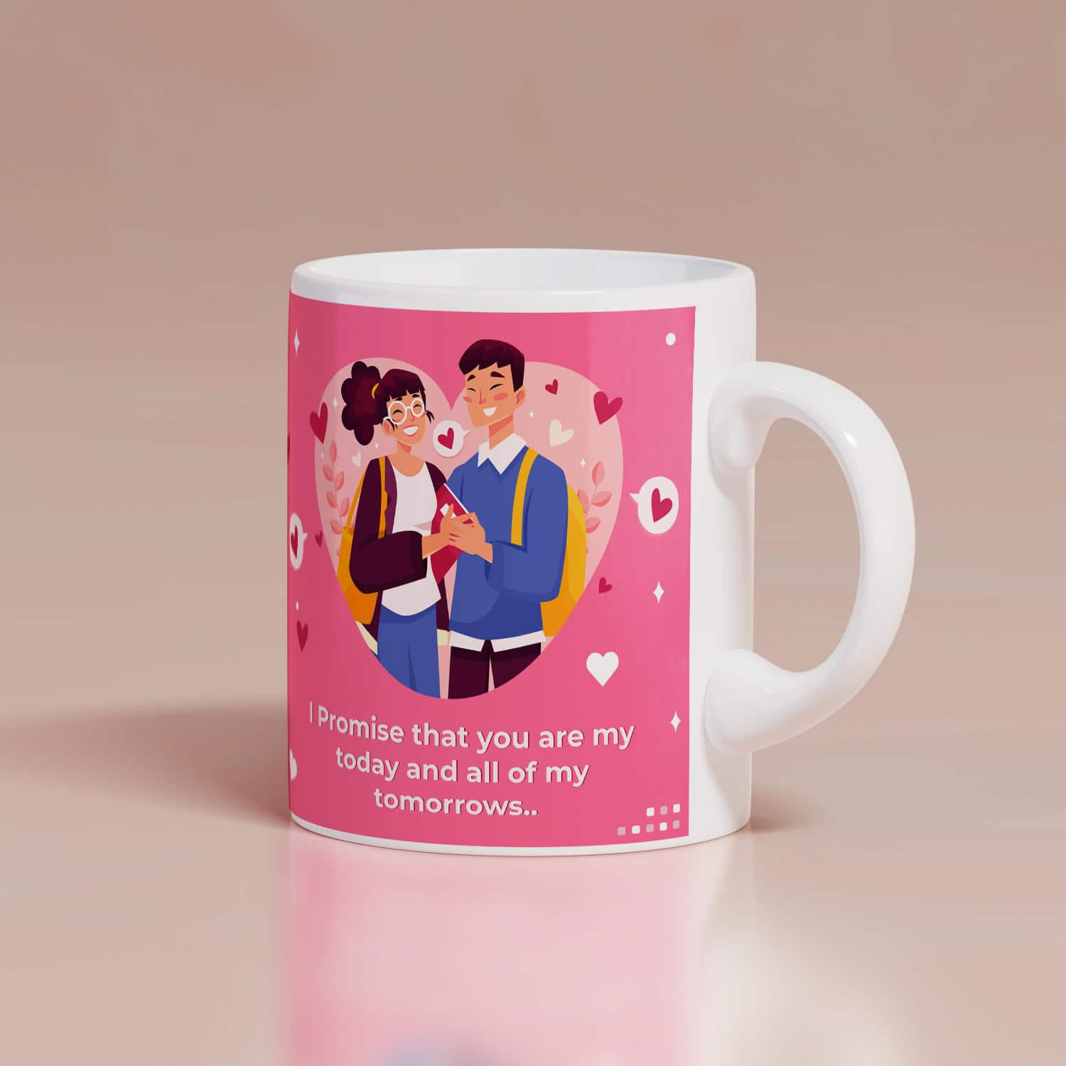 Ravishing Pink Love Mug |