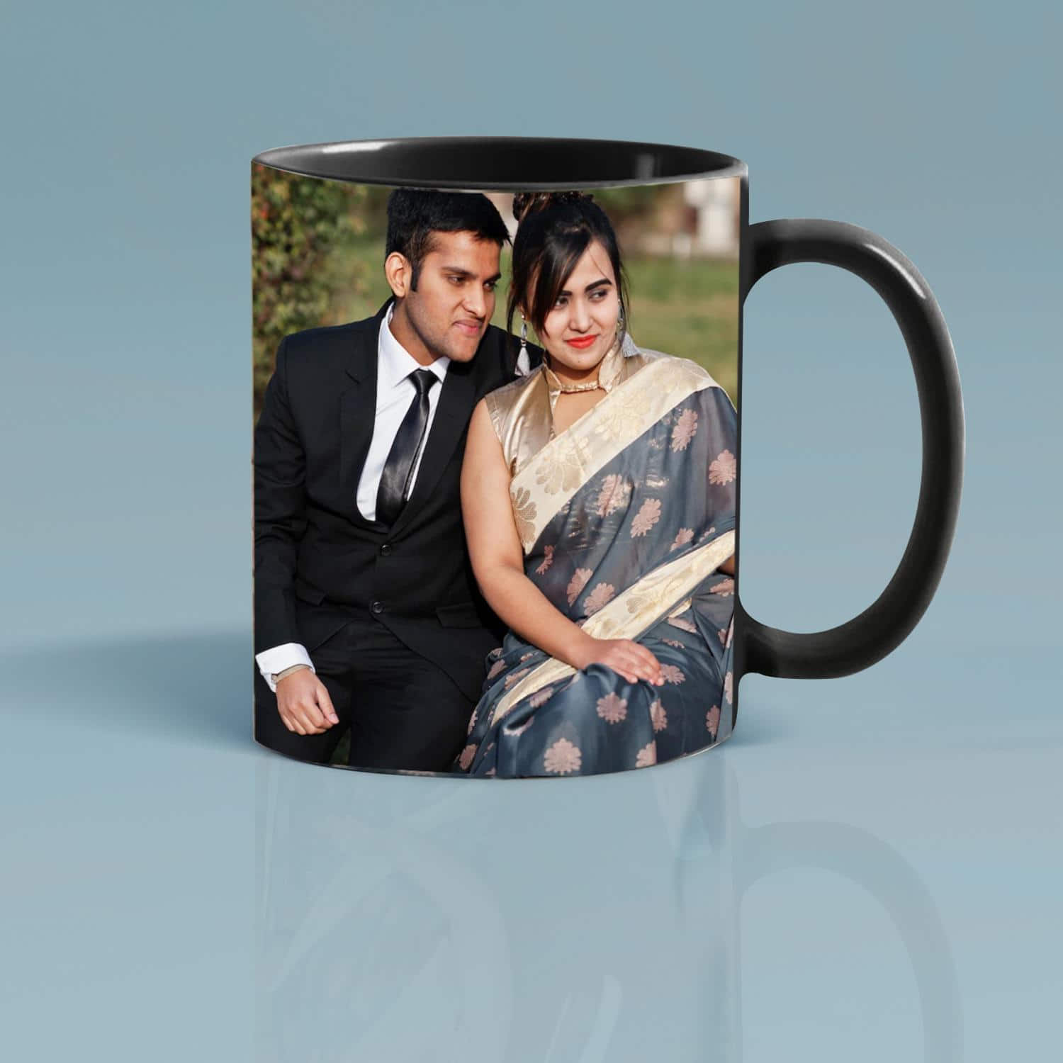 Alluring Personalized Black Mug |