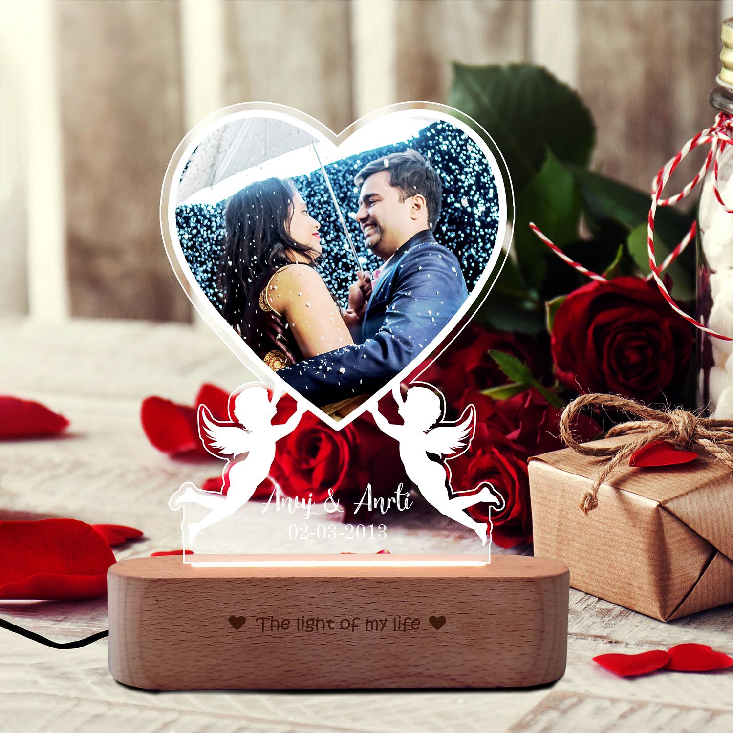 Love Glow Acrylic Personalized Photo Lamp |