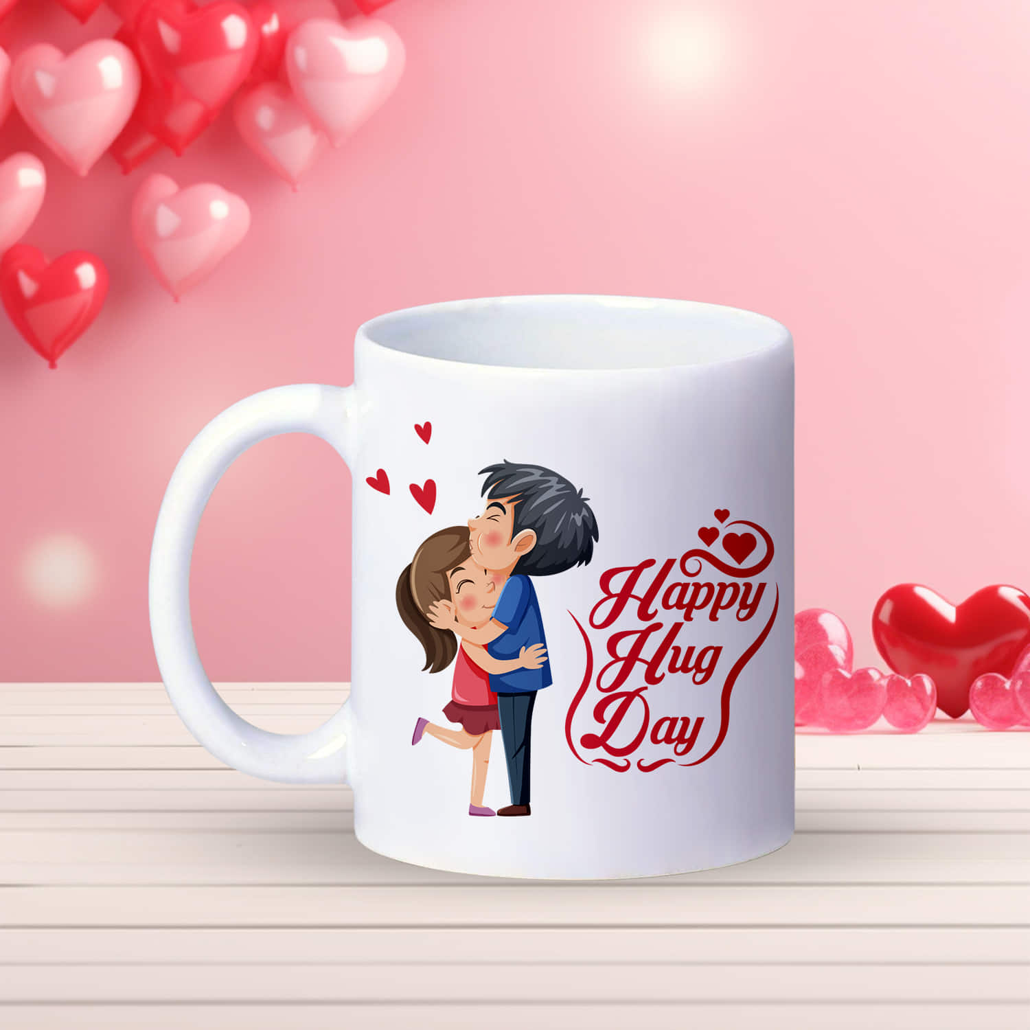 Cozy Hug Day Valentine Mug |
