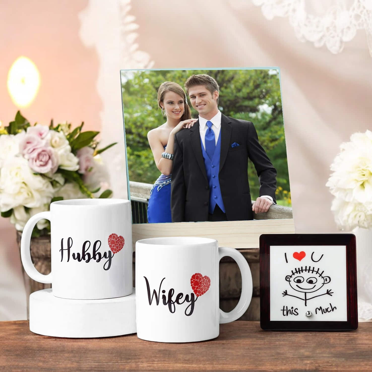Personalised Enchanted Romance Couple Combo |