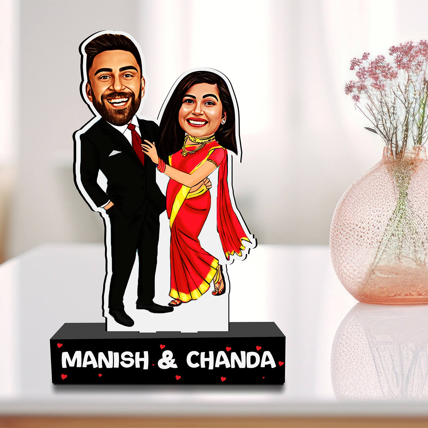 Personalized Love Story Caricature |