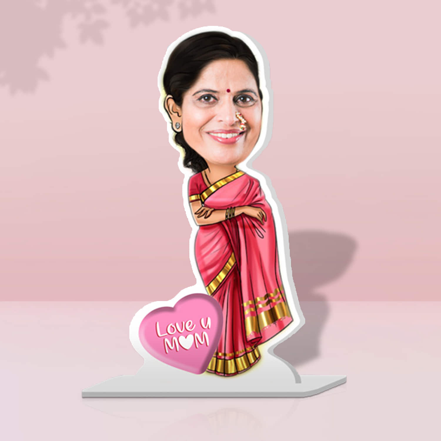 Personalised Saree Woman Caricature |
