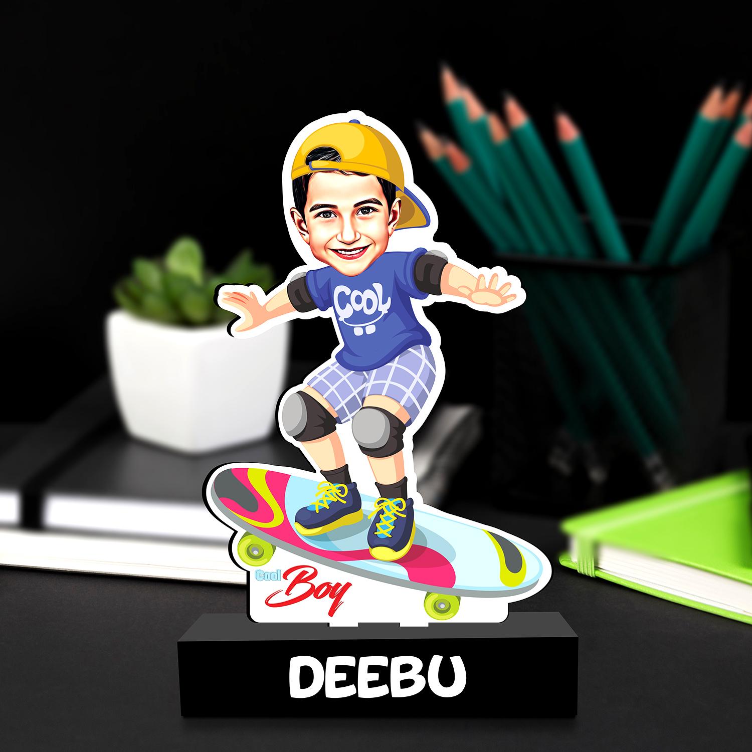 Cool Skater Personalized Caricature |