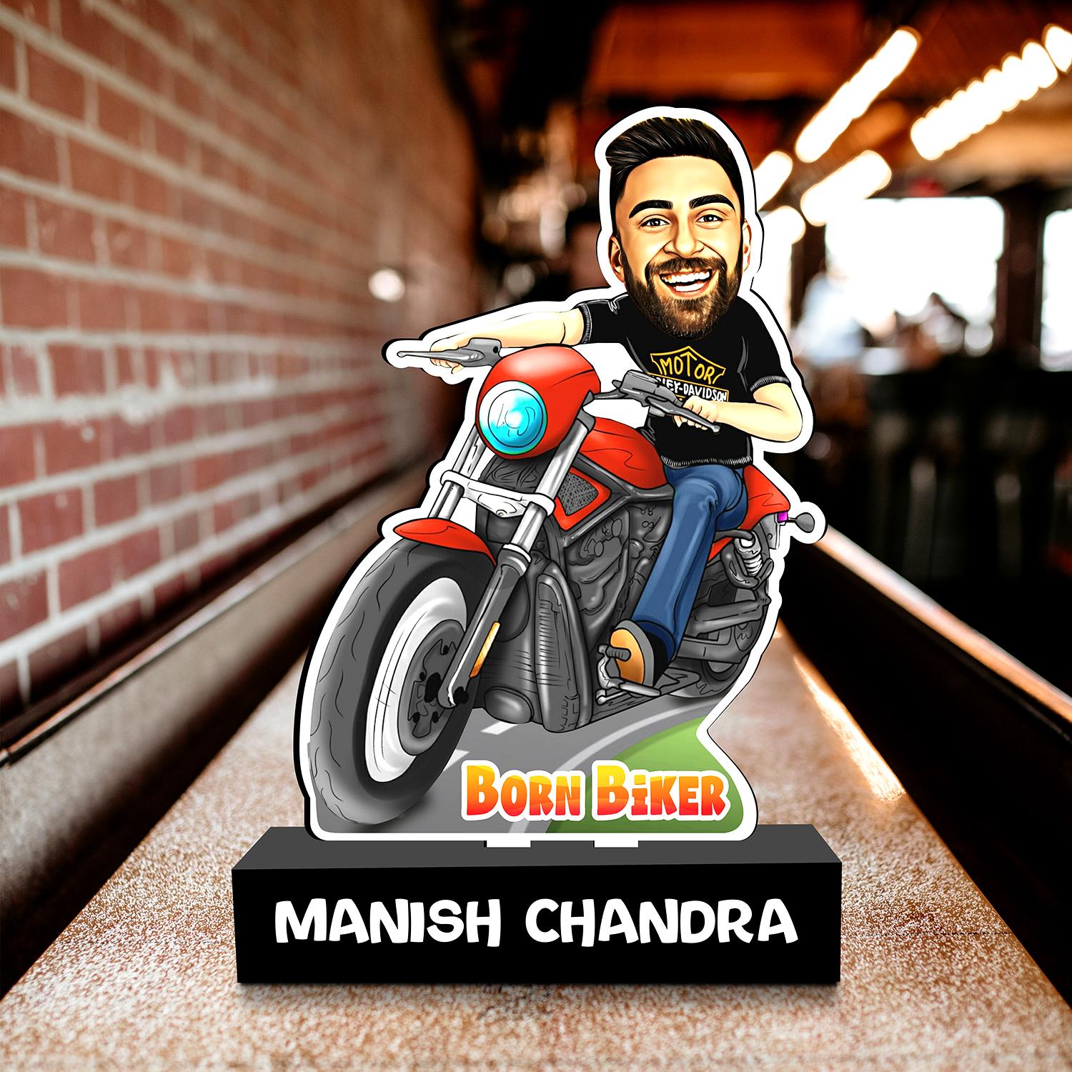 Ride In Style Personalized Caricature |