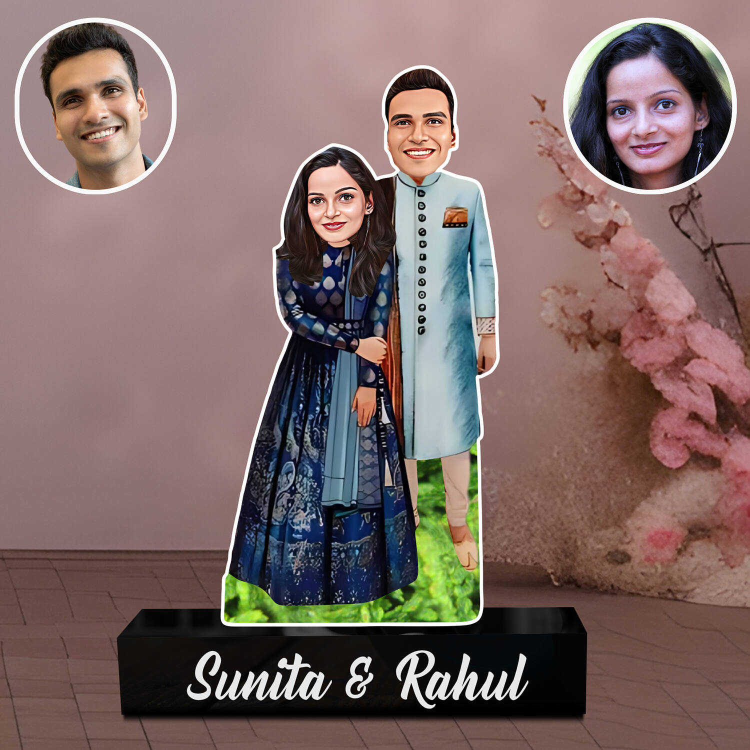 Personalized Heartfelt Valentine Caricature |