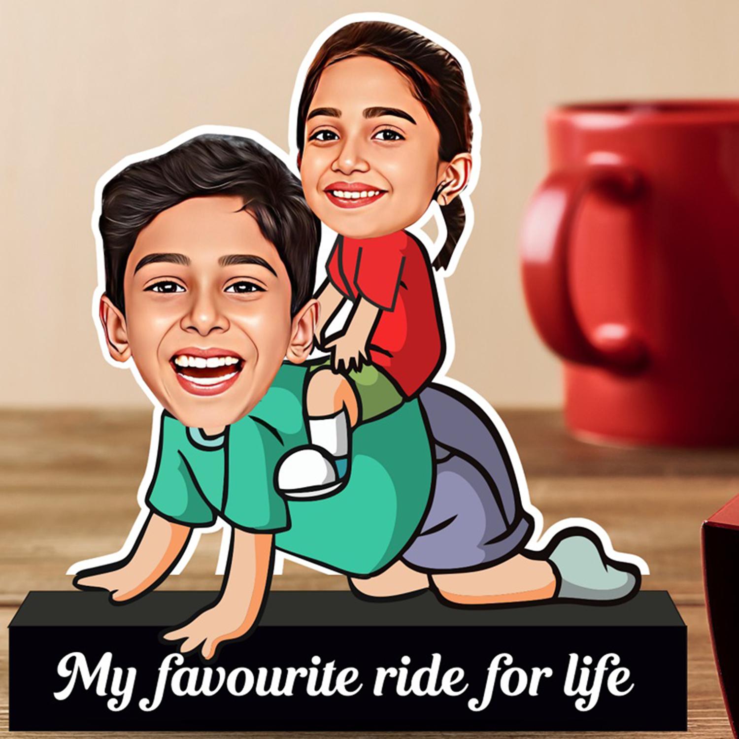 Personalised Favorite Ride Caricature |