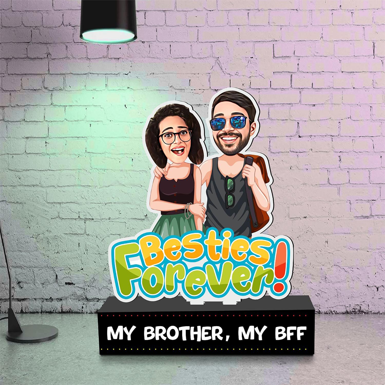 Besties Forever Personalized Caricature |