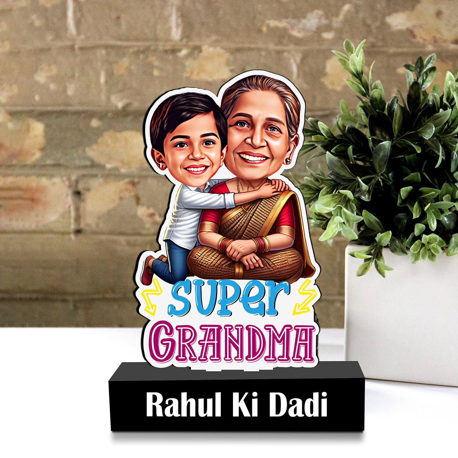 Personalized Super Grandma Photo Frame |