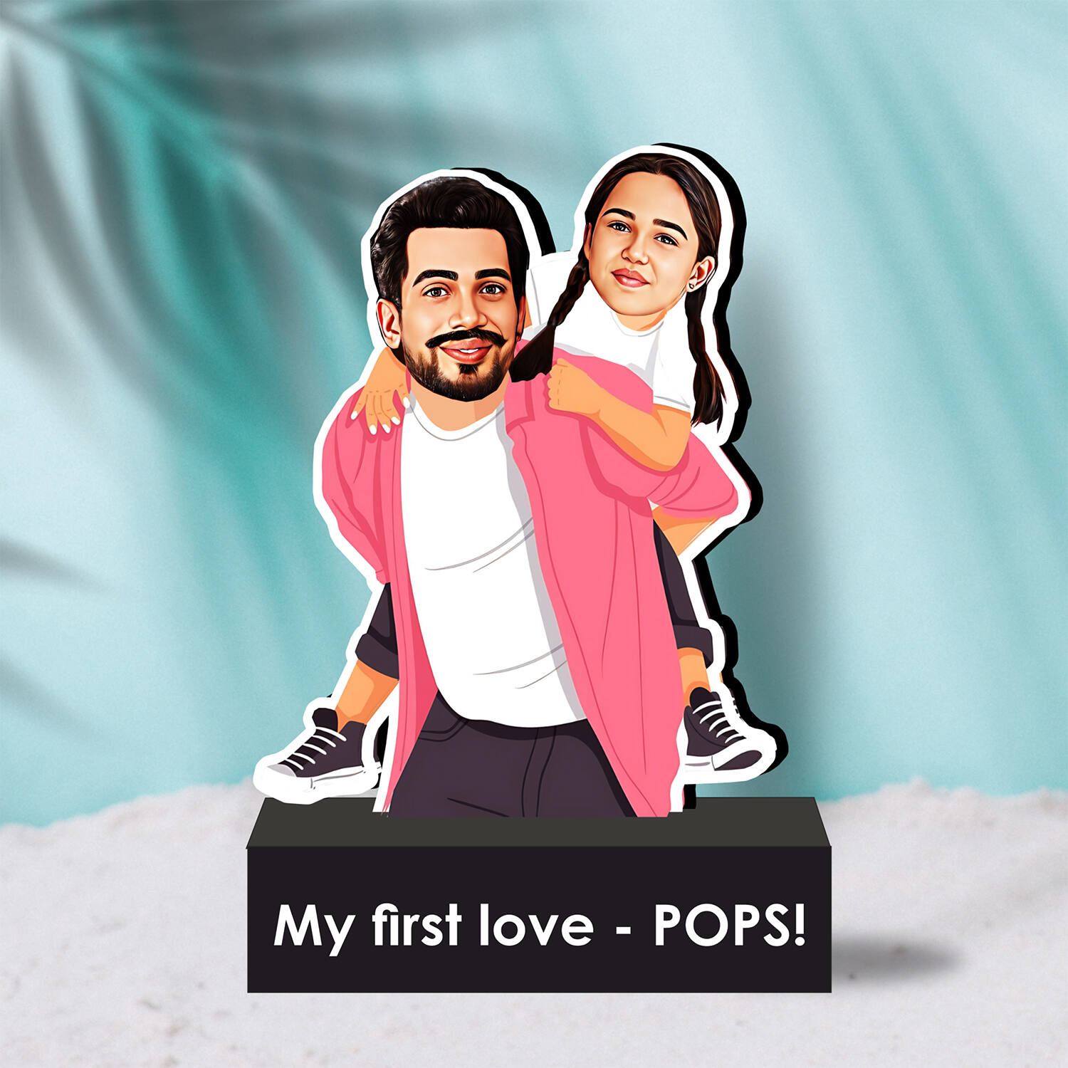 Personalised Dad Daughter Caricature |
