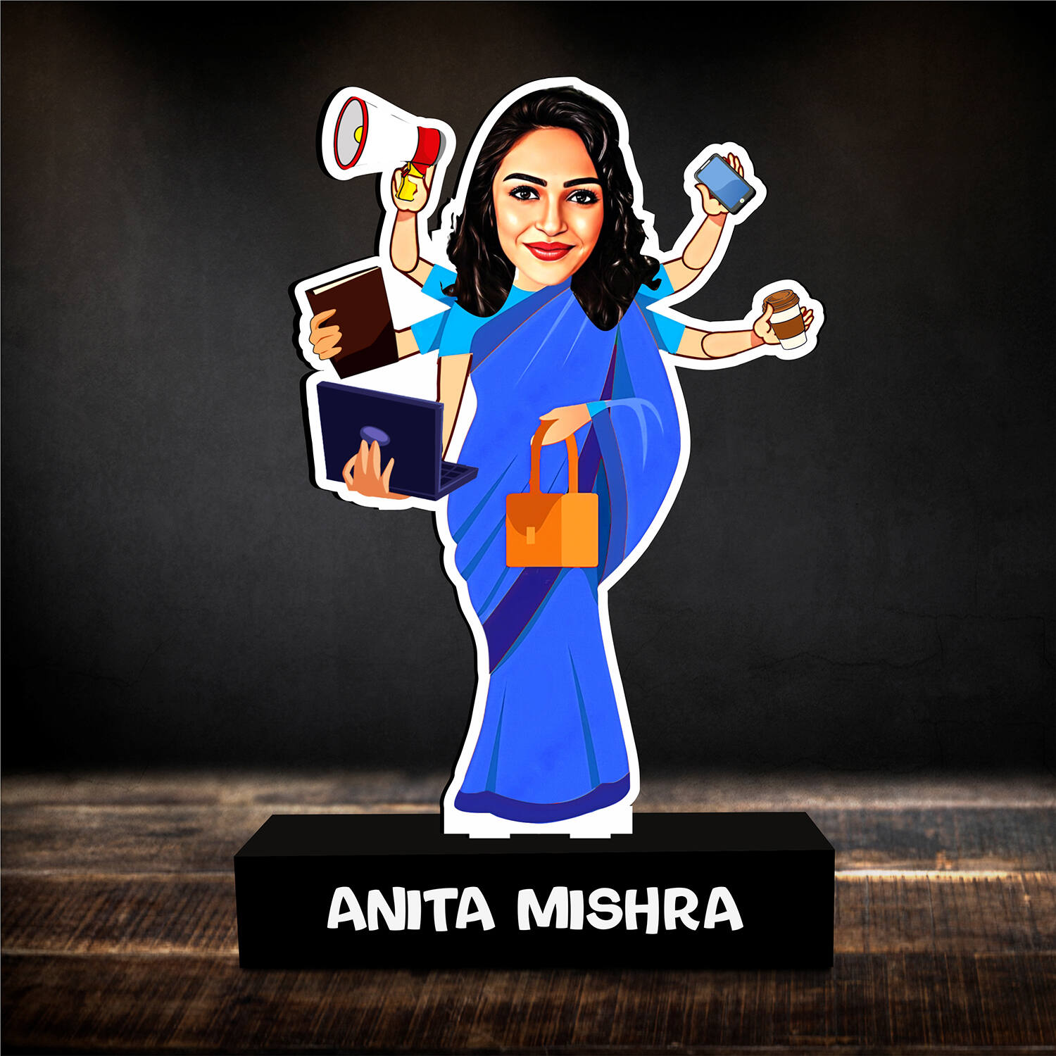 Personalised Multitasking Mom Caricature |