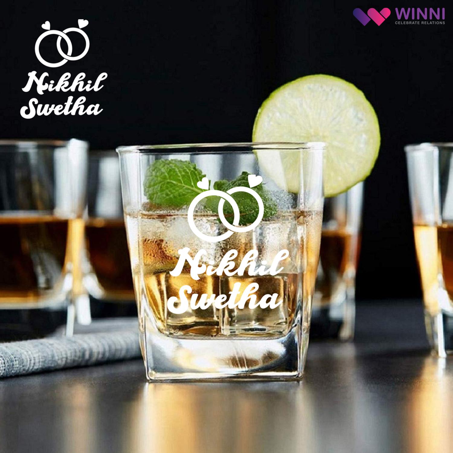 Gorgeous Ever Personalized Whiskey Glass |