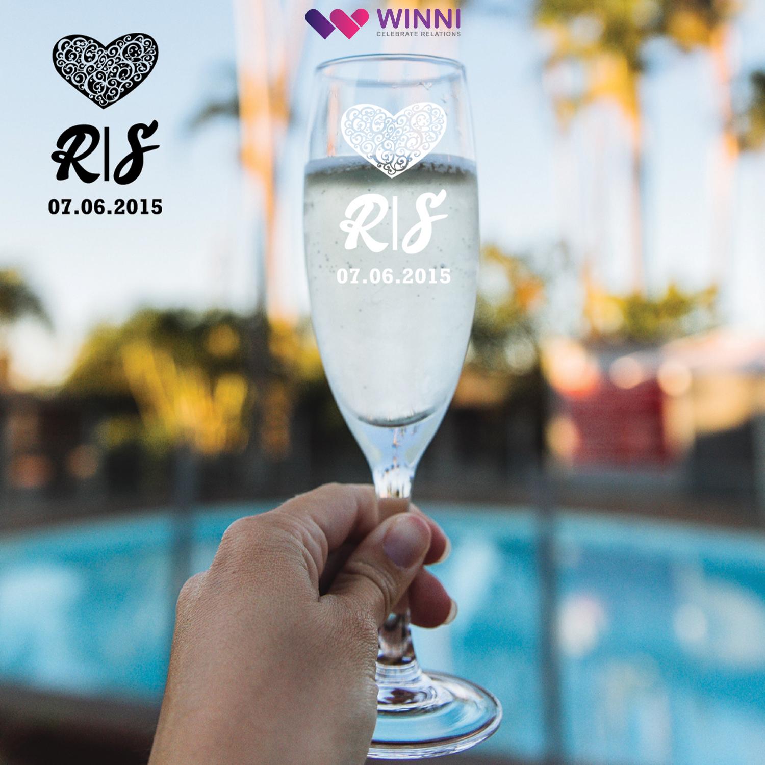 Cheers To Your Bond Champagne Glass |