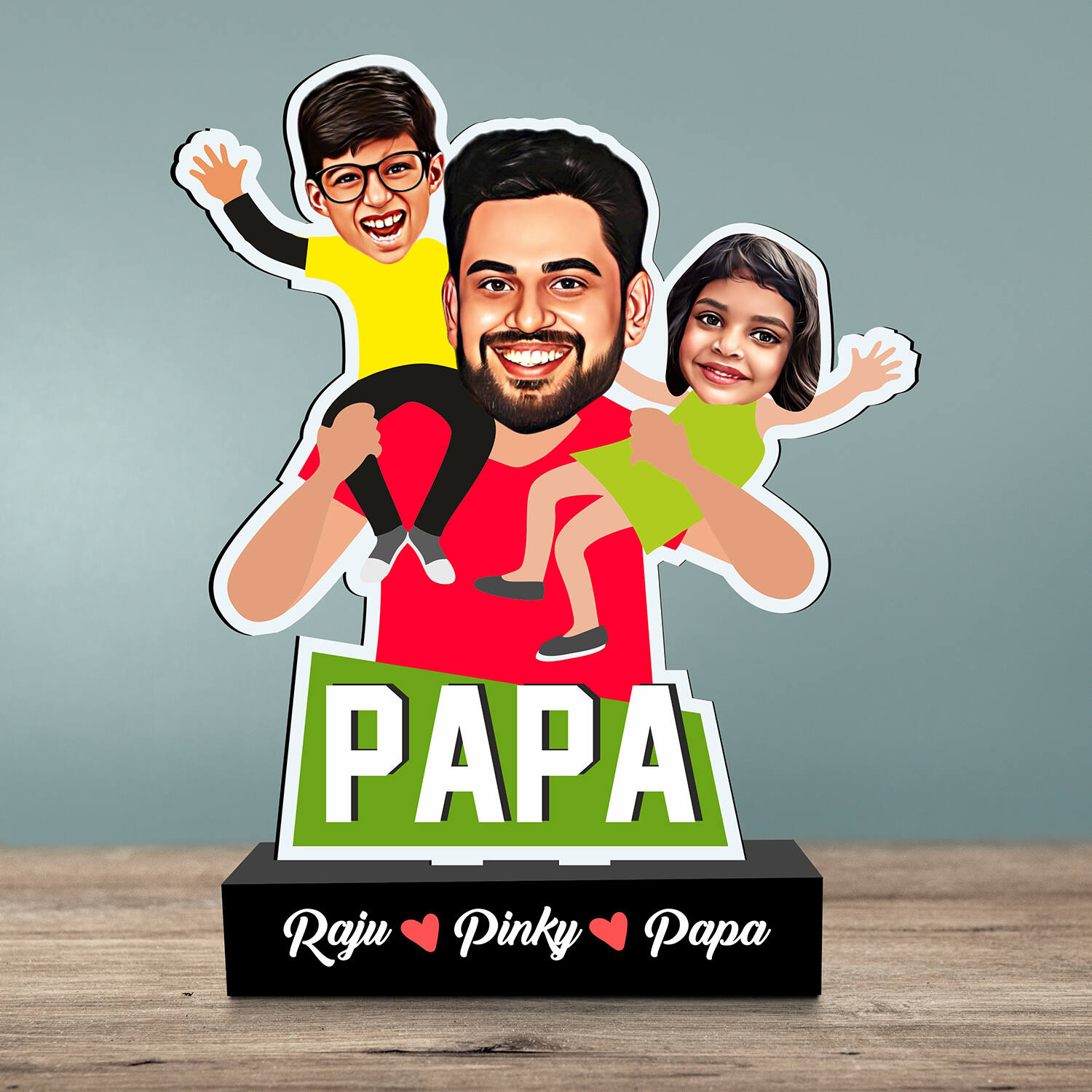 Personalised Playful Papa Caricature |