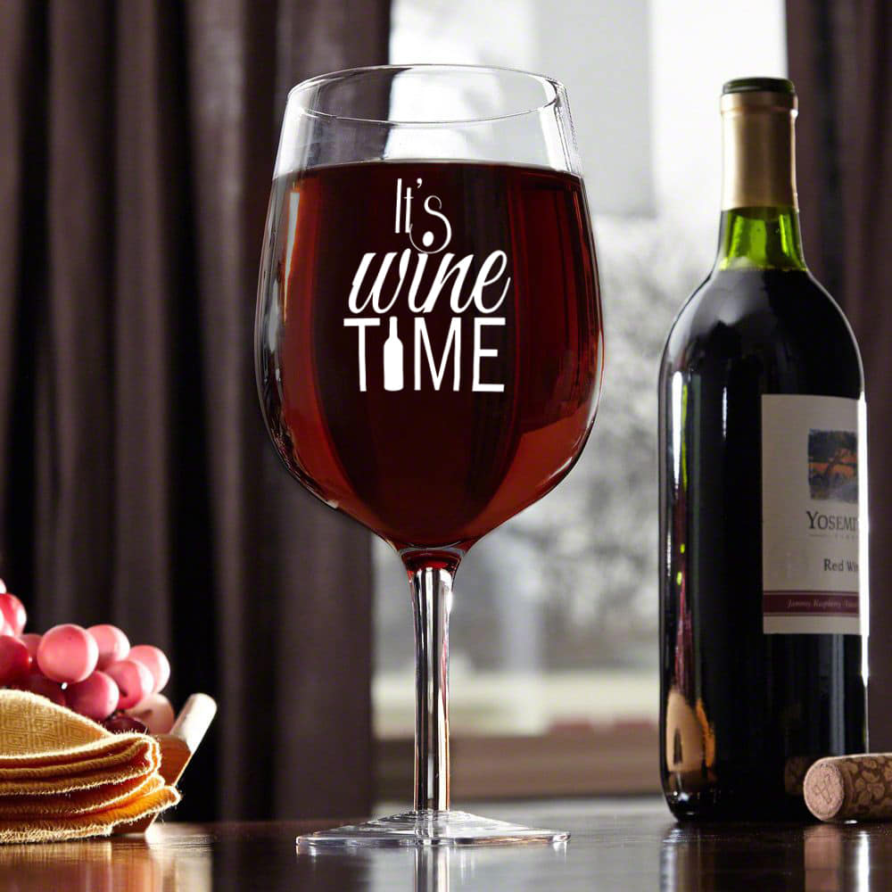 Wine Time Glass |