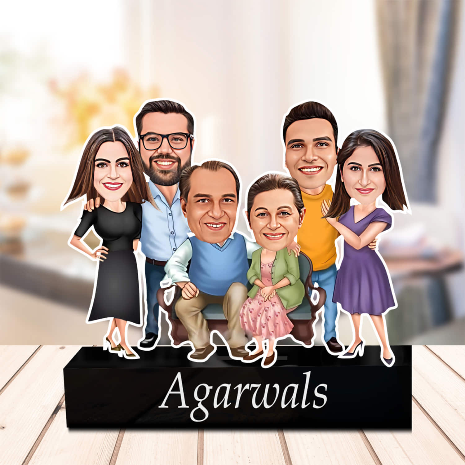 Personalised Surname Caricature |