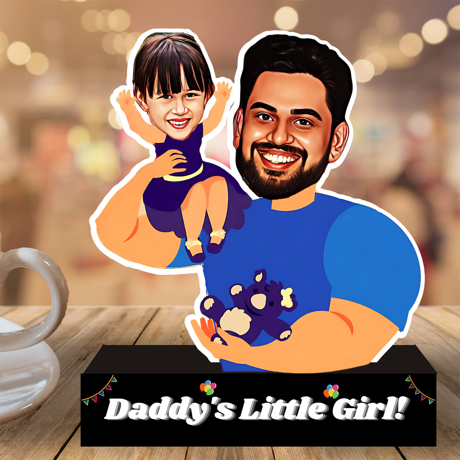 Personalised Daddys Little Girl Caricature |
