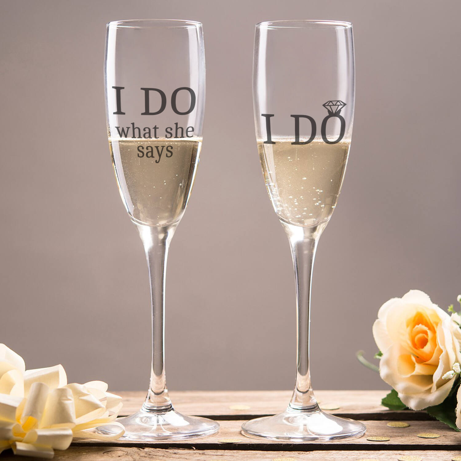 Magic Love Champagne Glasses |