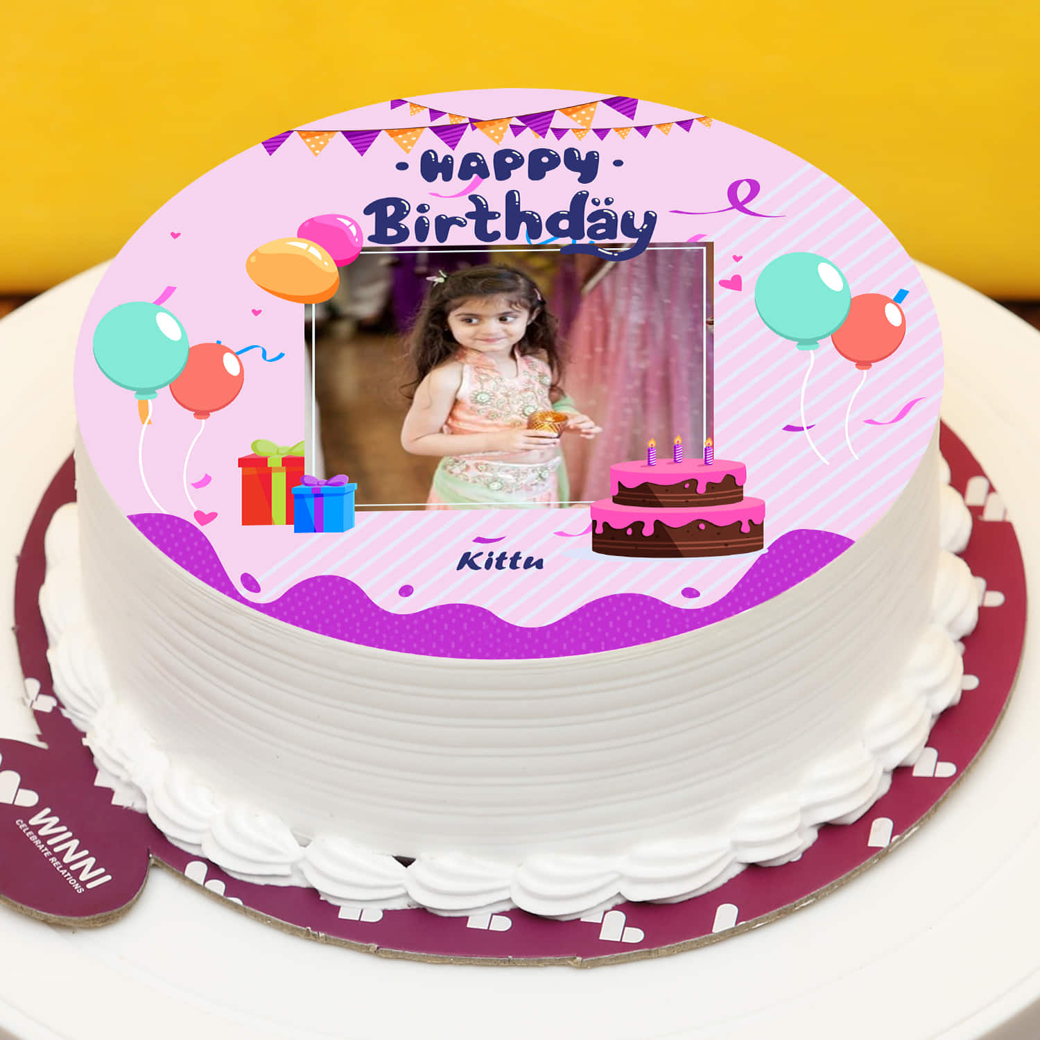 Order Happy Birthday Photo Cake Online |  |