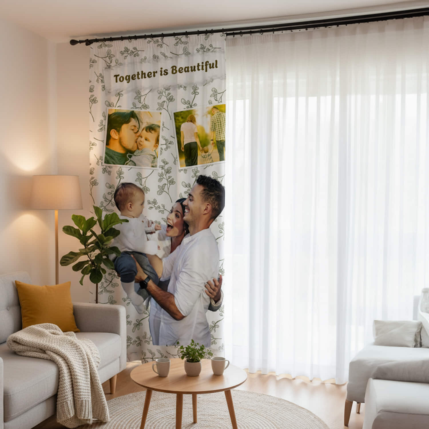Timeless Memories Personalized Curtain |