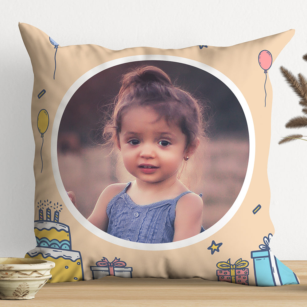 Birthday Photo Cushion |