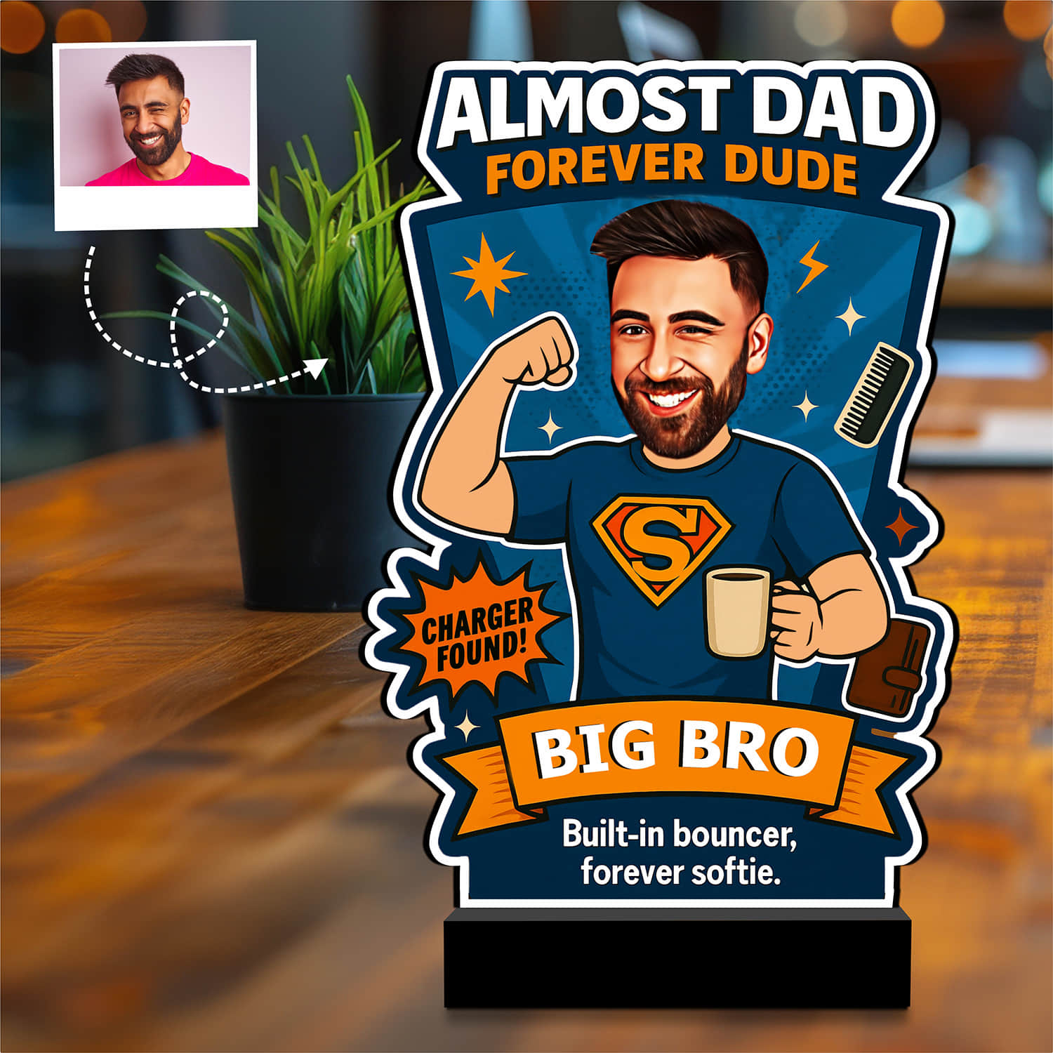 Personalized Forever Dude Frame for Brother |