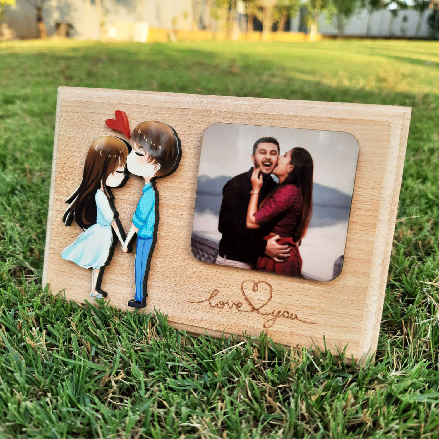 Order Online Lovely Wooden Photo Frame For Your Loved Ones |