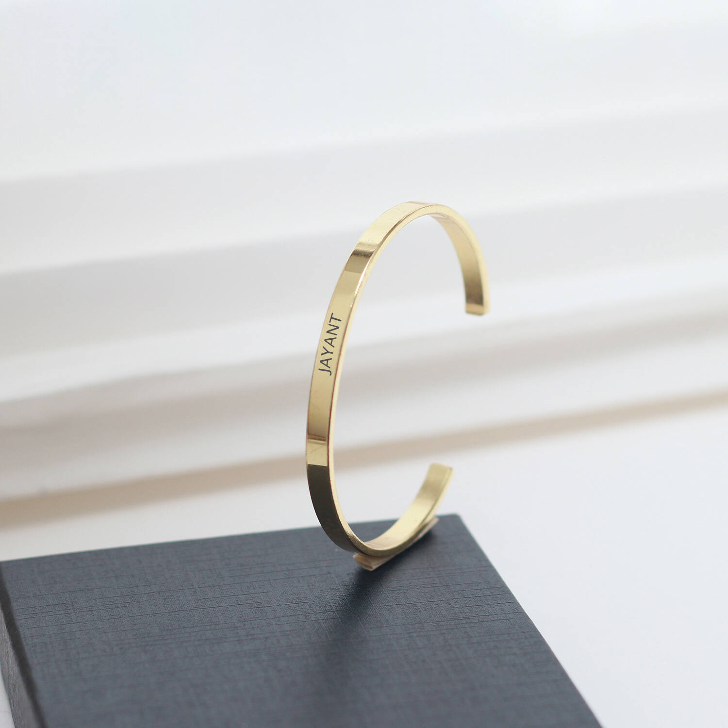 Personalized Gold Cuff |