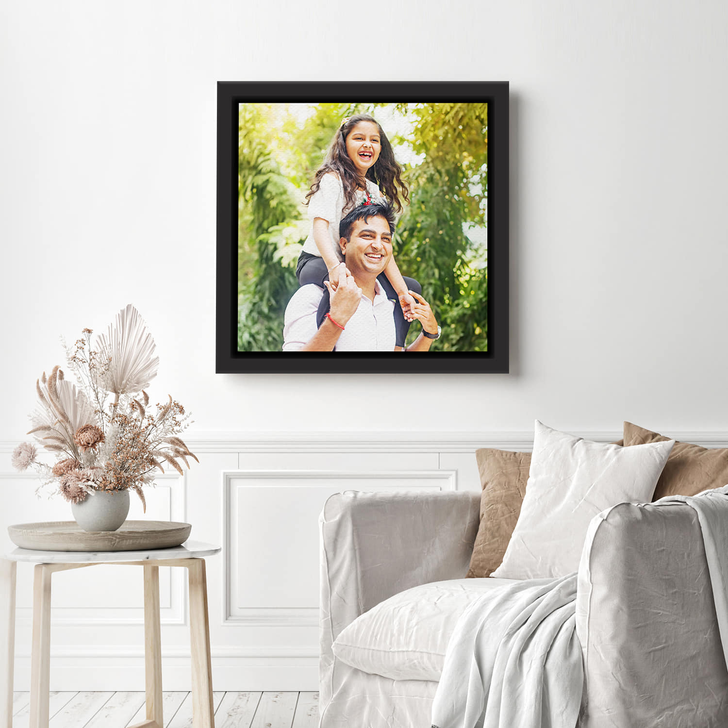 Personalized Father and Daughter Canvas Frame |