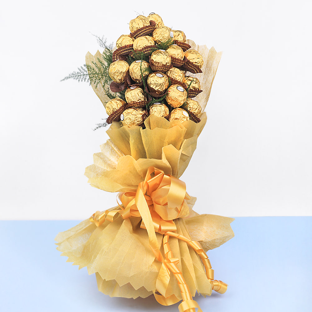 Ferrero Rocher Chocolate Candy Bouquet |