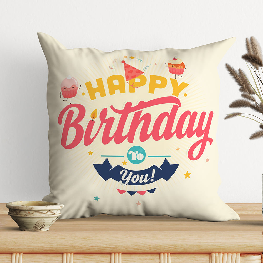 Birthday Message Cushion |