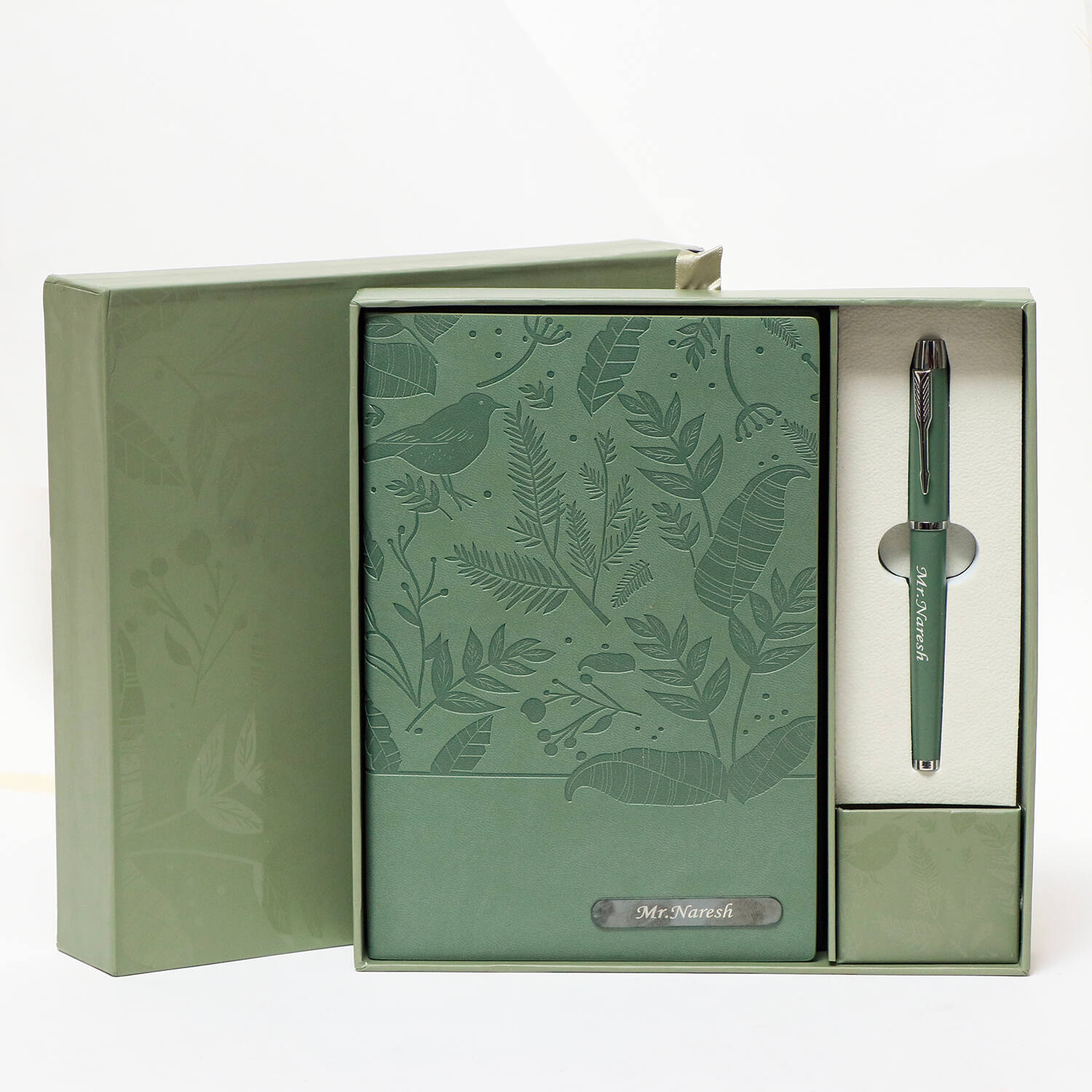 Premium Personalized Notebook and Pen Set |