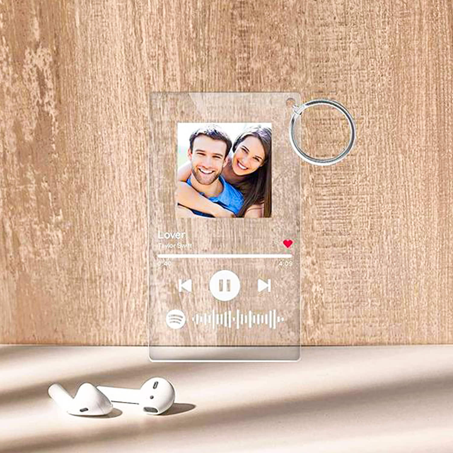 Acrylic Spotify Song Key Chain |